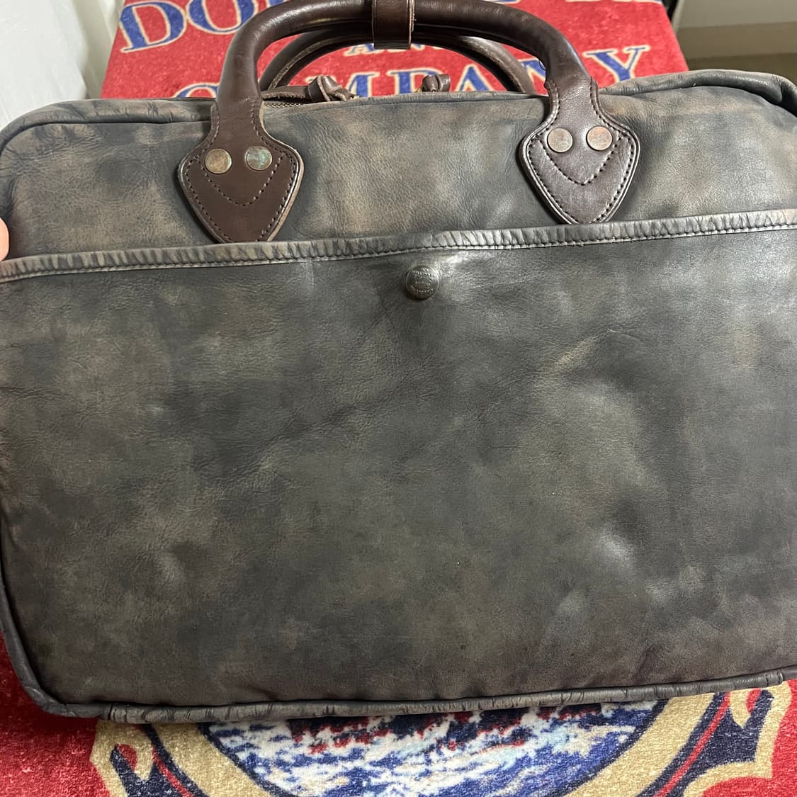 RRL 레더 브리프케이스 더블알엘 가죽 가방  상품이미지3