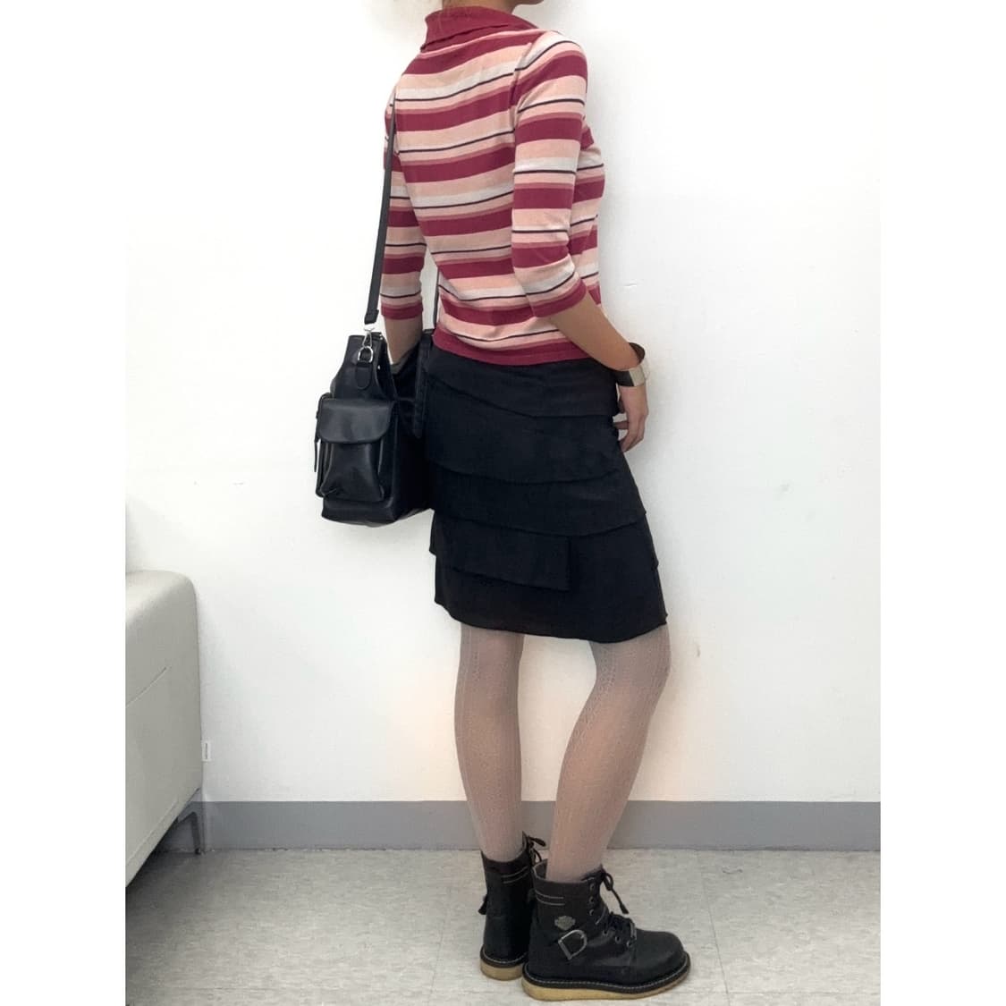 빈티지 핑크 반팔 상품이미지4