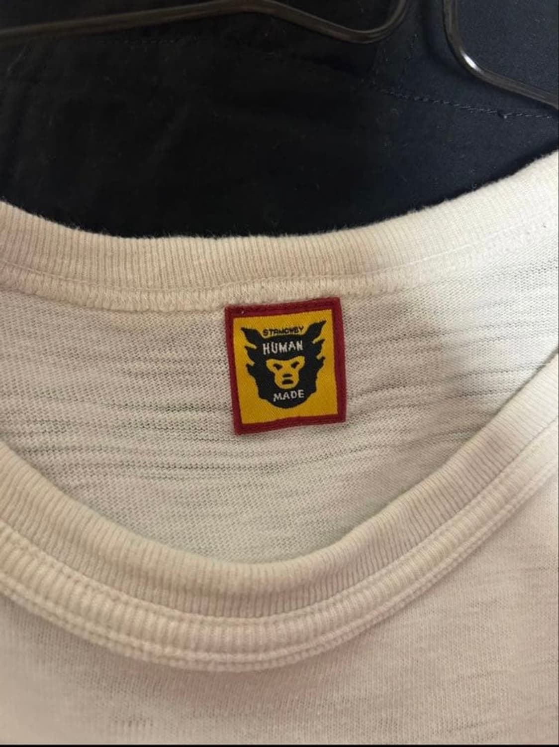 휴먼 메이드 하트 티셔츠 화이트 블루 상품이미지3