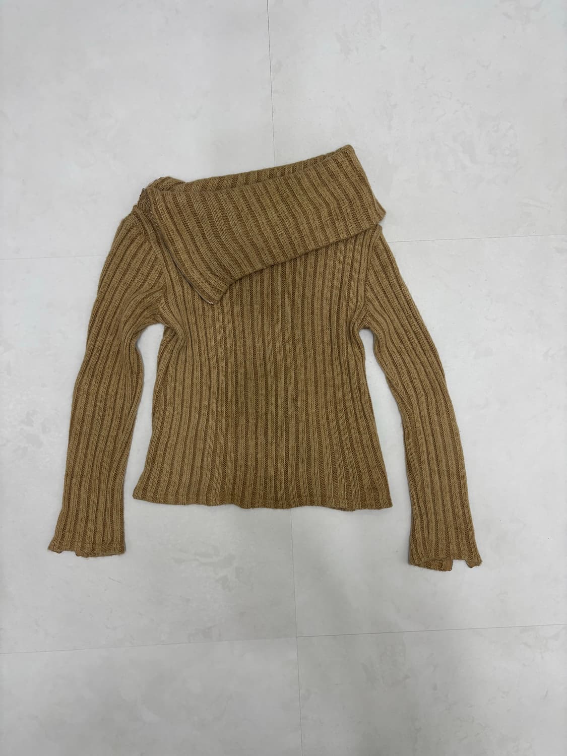 ZIP RIBBED KNIT 상품이미지7