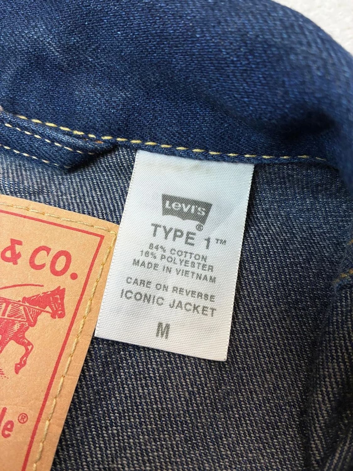 리바이스 00's 타입 1 아이코닉 데님 자켓 PN6131 상품이미지9