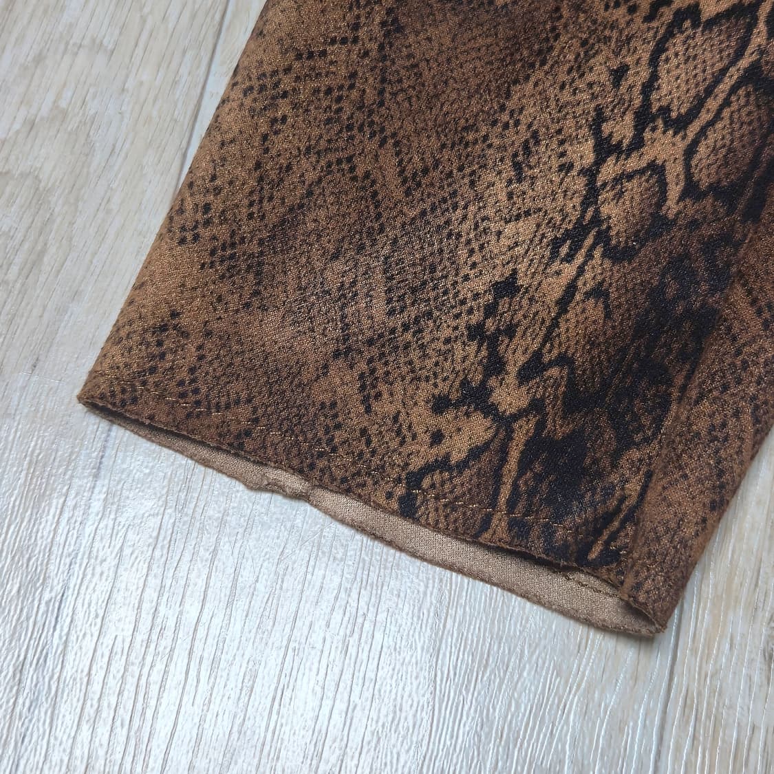 XS) Philosophy Faux Leather 파이톤 자켓 상품이미지4