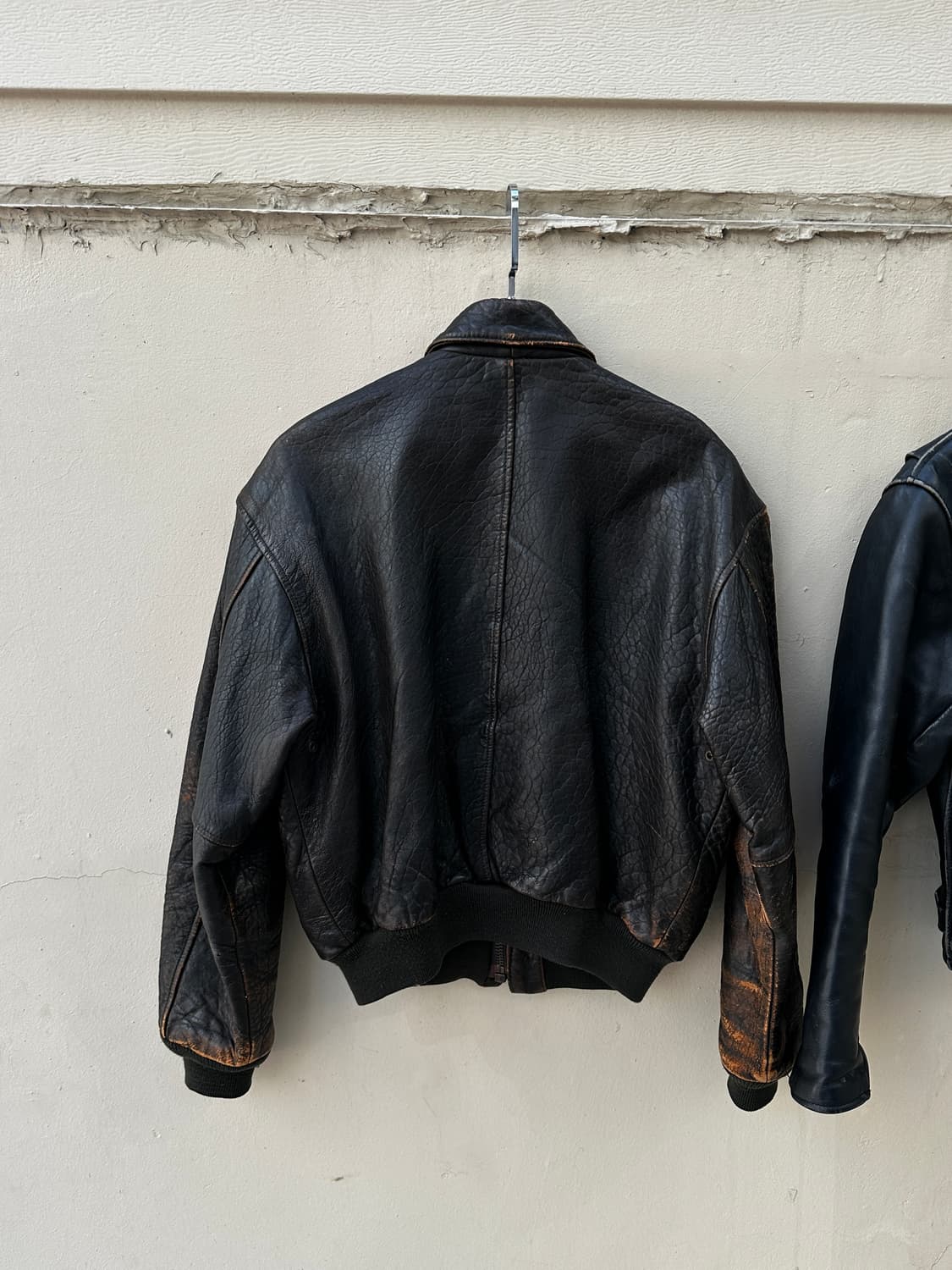 Avirex A-2 레더 플라이트 자켓 상품이미지6