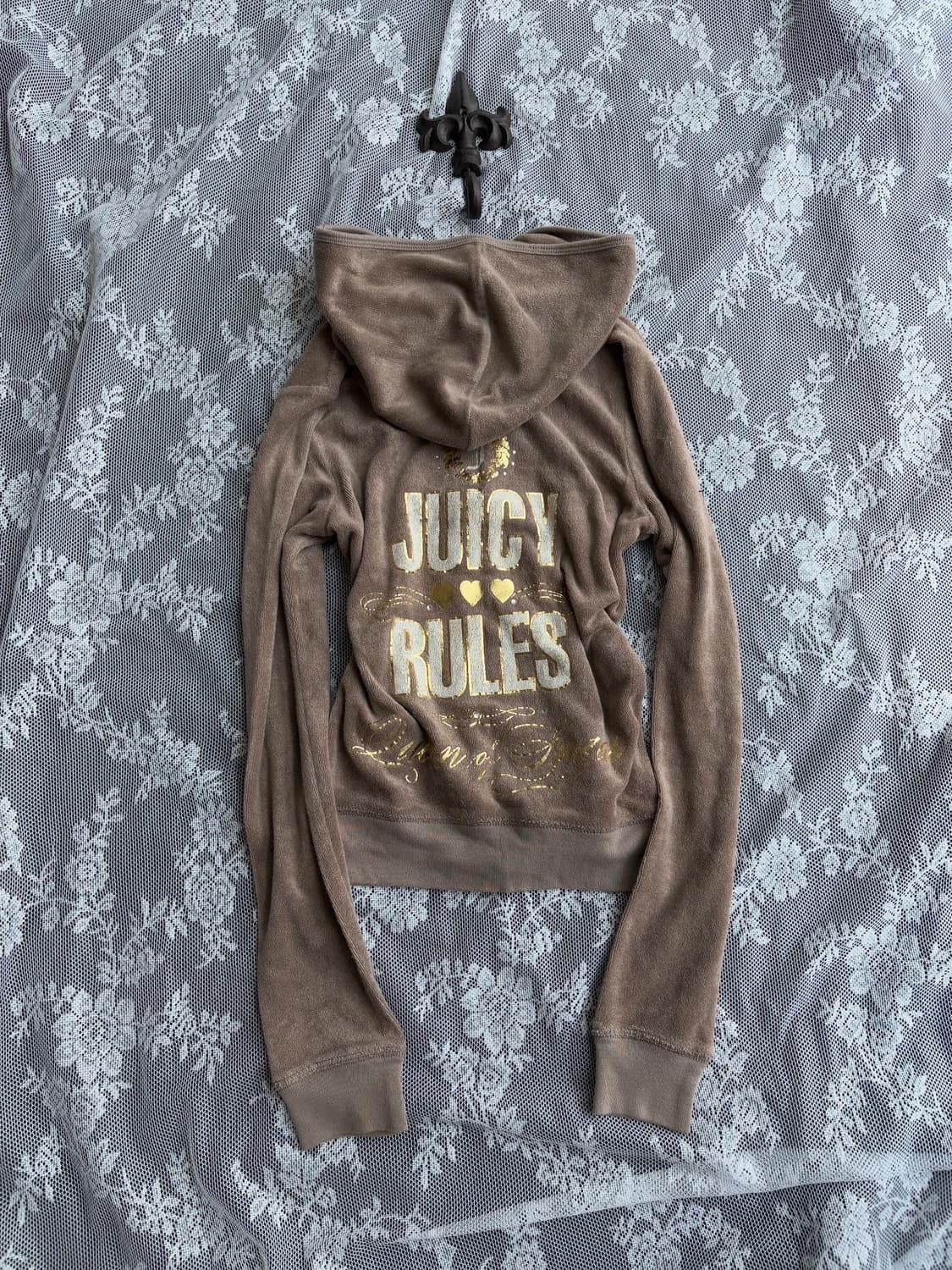 Milk Brown Juicy Couture Towel Hood  상품이미지1