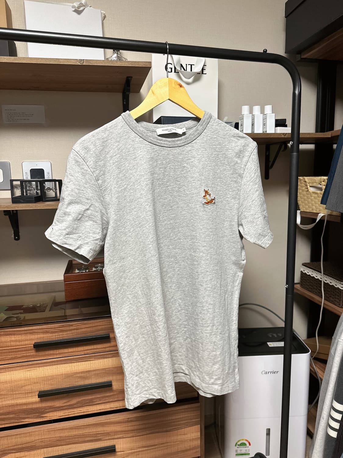 메종키츠네 Maison Kitsune  멜란지그레이 반팔 남녀공용 S 상품이미지2