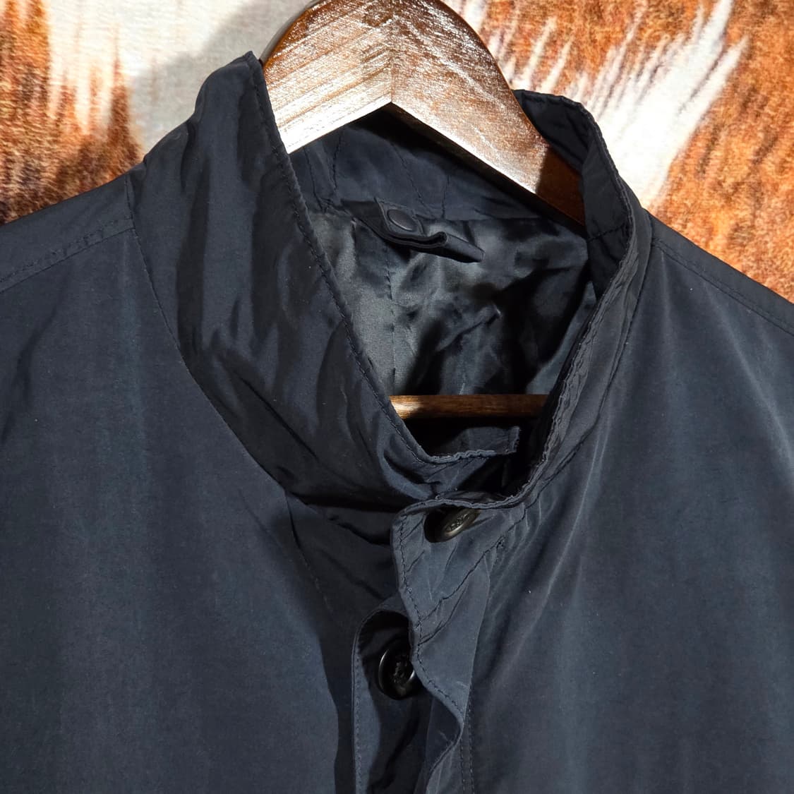 빈티지 네이비 롱 야상 자켓 상품이미지2