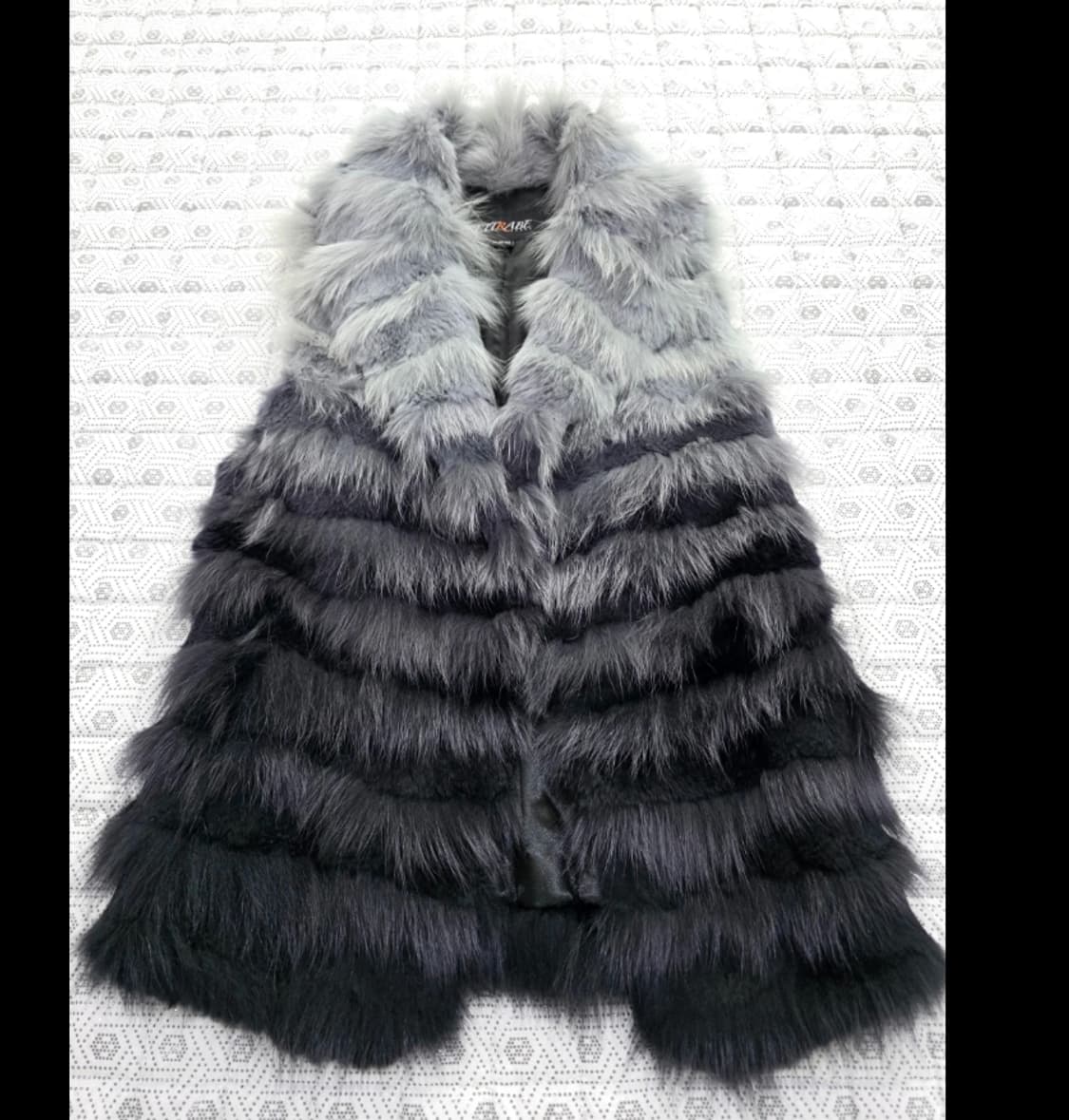 모피 ETTRABE 그라데이션 폭스 퍼 베스트 55 상품이미지4