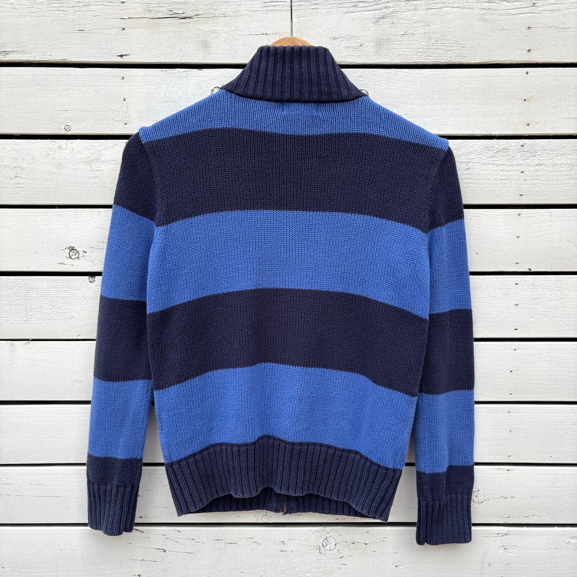 Polo 폴로 스트라이프 니트 집업 상품이미지5