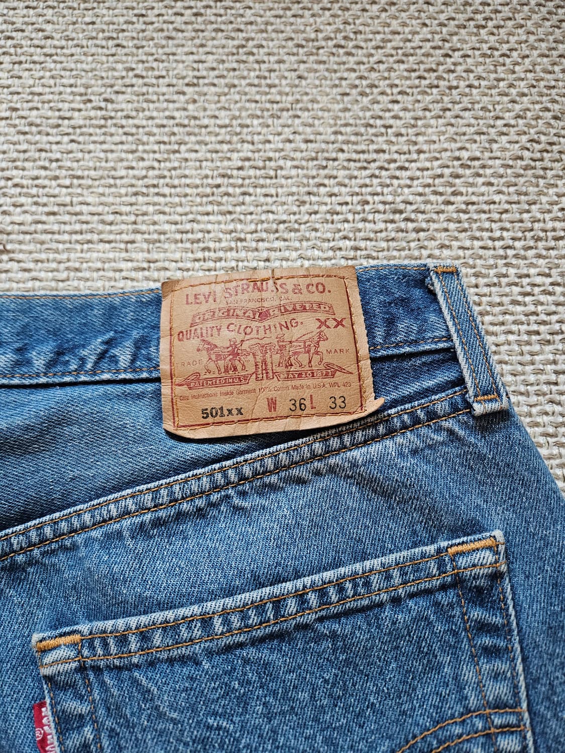90s 리바이스 501xx 미제 생산 32사이즈 판매 상품이미지4