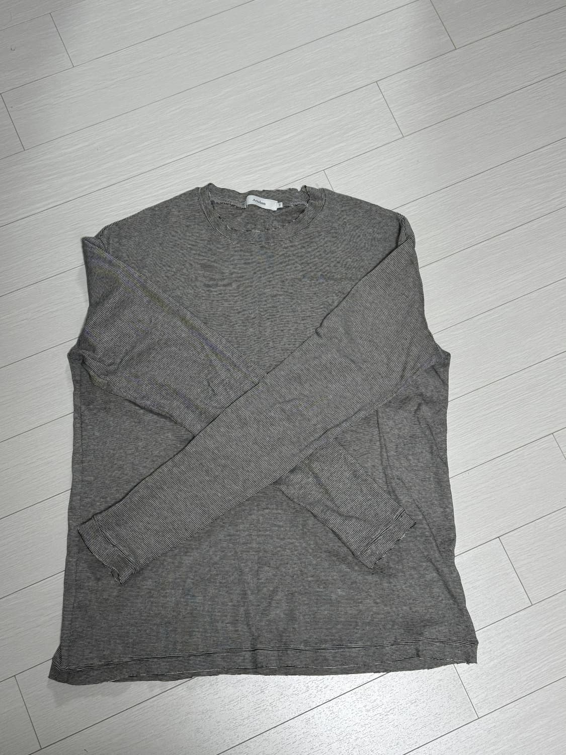 아르반 스트라이프 핑거홀 롱슬리브 상품이미지3