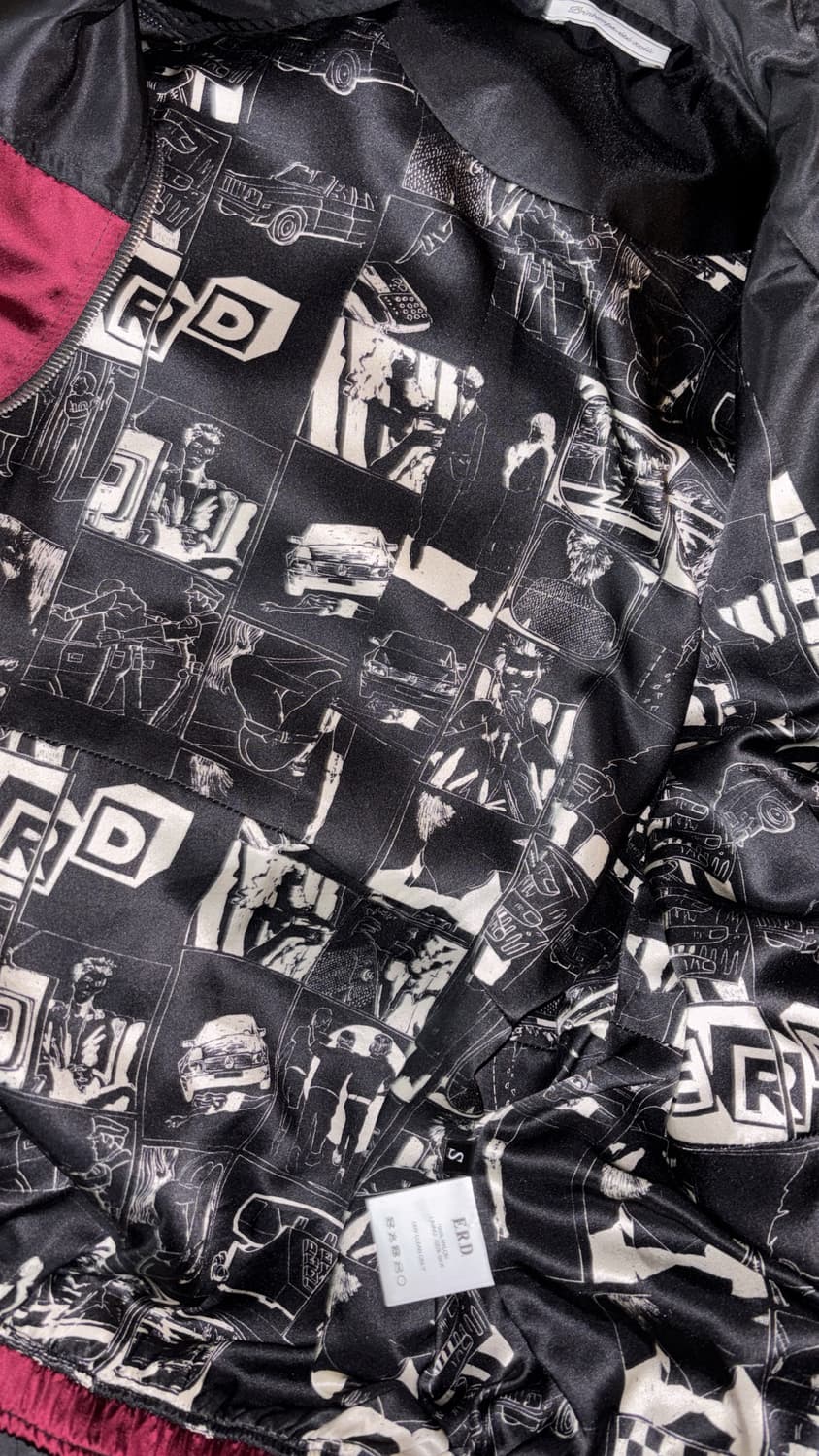 erd 실크 버건디 퓨처 트랙자켓 상품이미지8