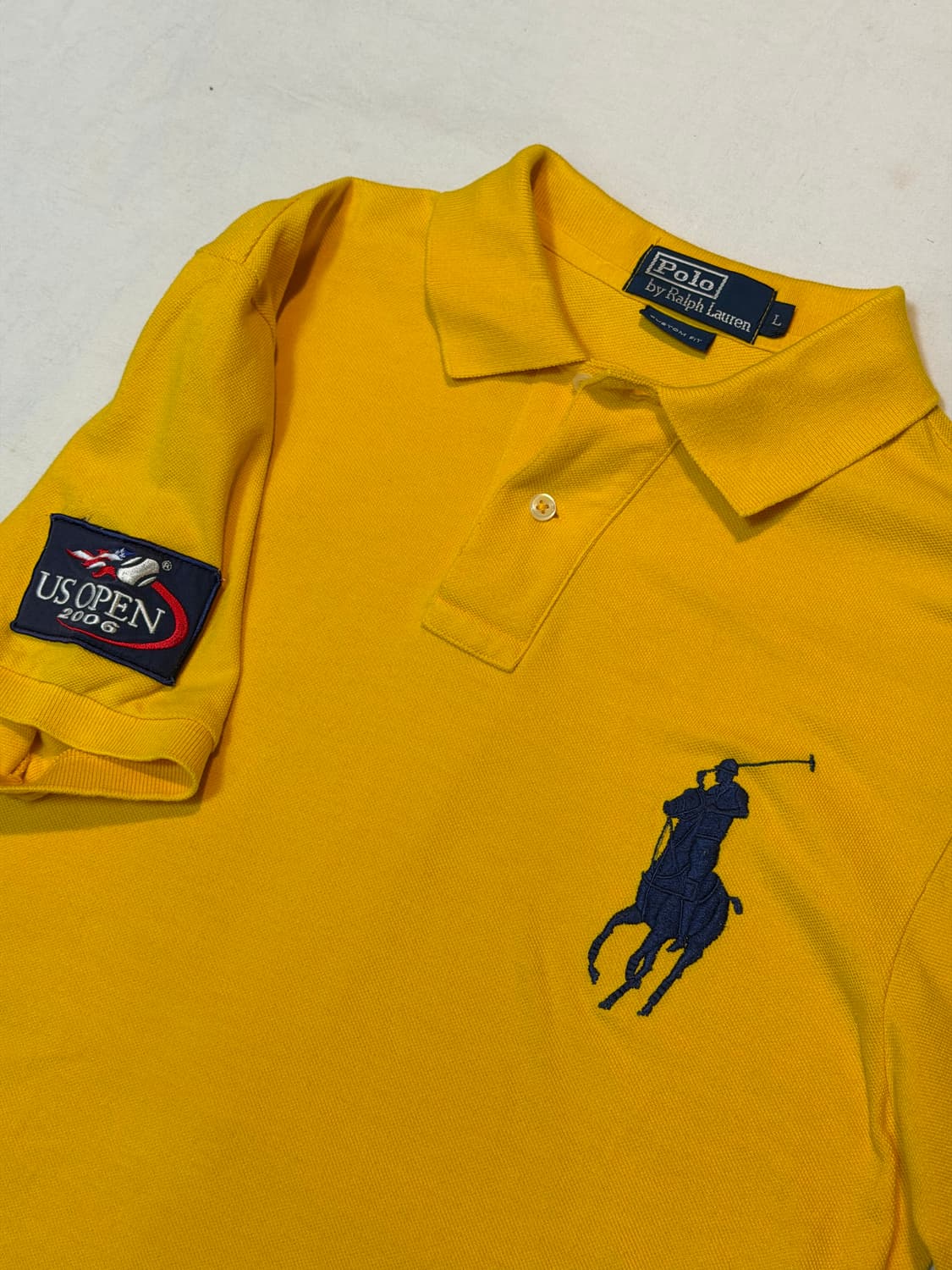 희귀) 폴로 2006 US 오픈 빅포니 카라티 옐로우 상품이미지2