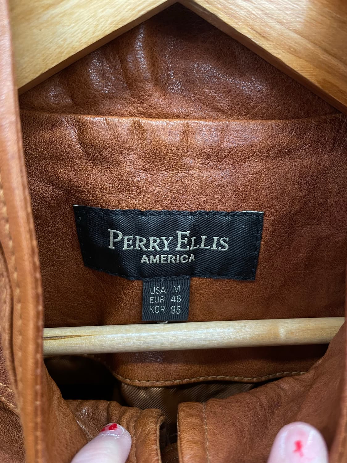 Perry Ellis 양가죽 레더자켓 상품이미지7
