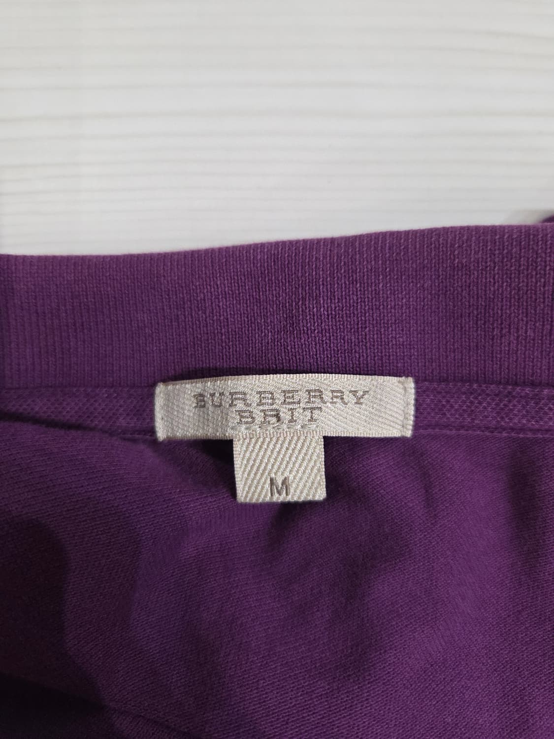 버버리 브릿 퍼프 소매 PK 카라 티셔츠 상품이미지7