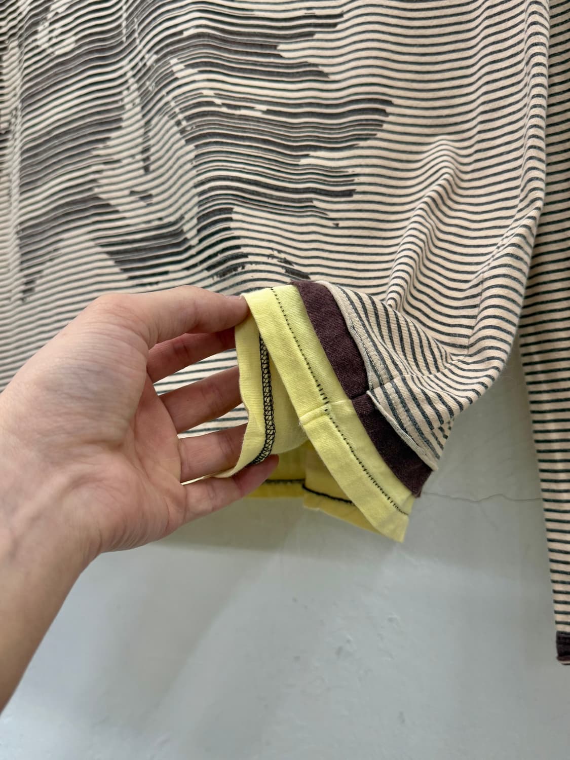 sraive 스트라이프 레이어드 롱슬리브 상품이미지3