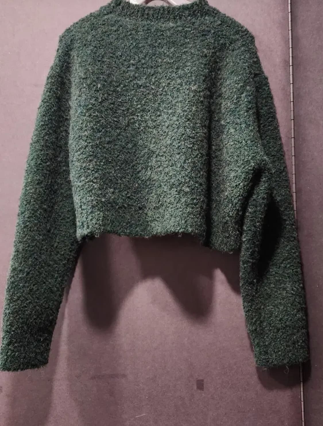 그린 크롭 니트 스웨터 Free 상품이미지2