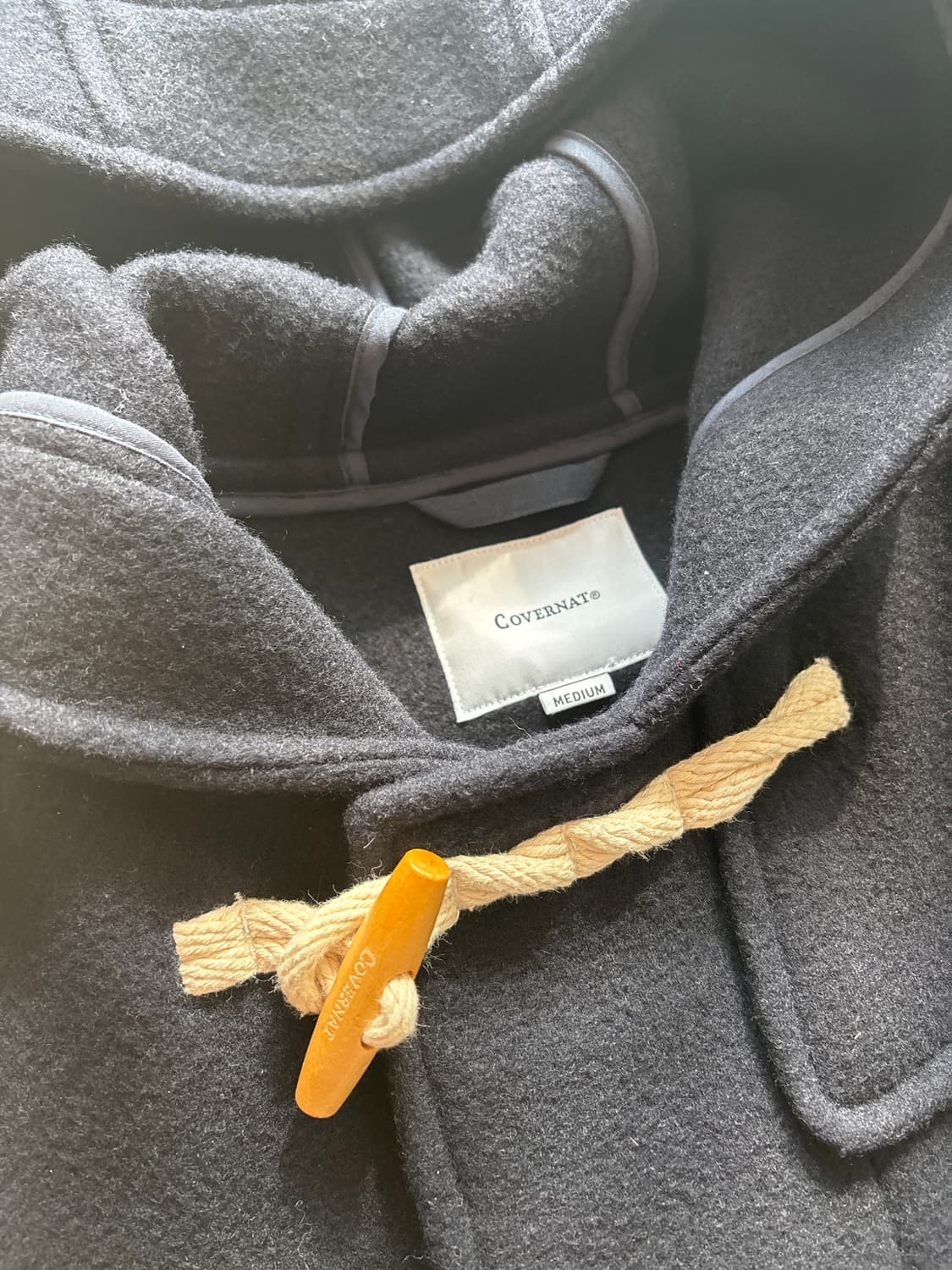 커버낫 남색 떡볶이 코트 상품이미지4