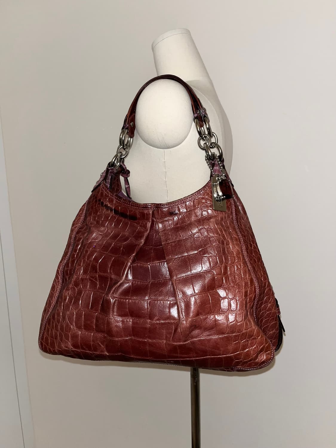 📦2000ss Coach alligator skin bag 상품이미지4