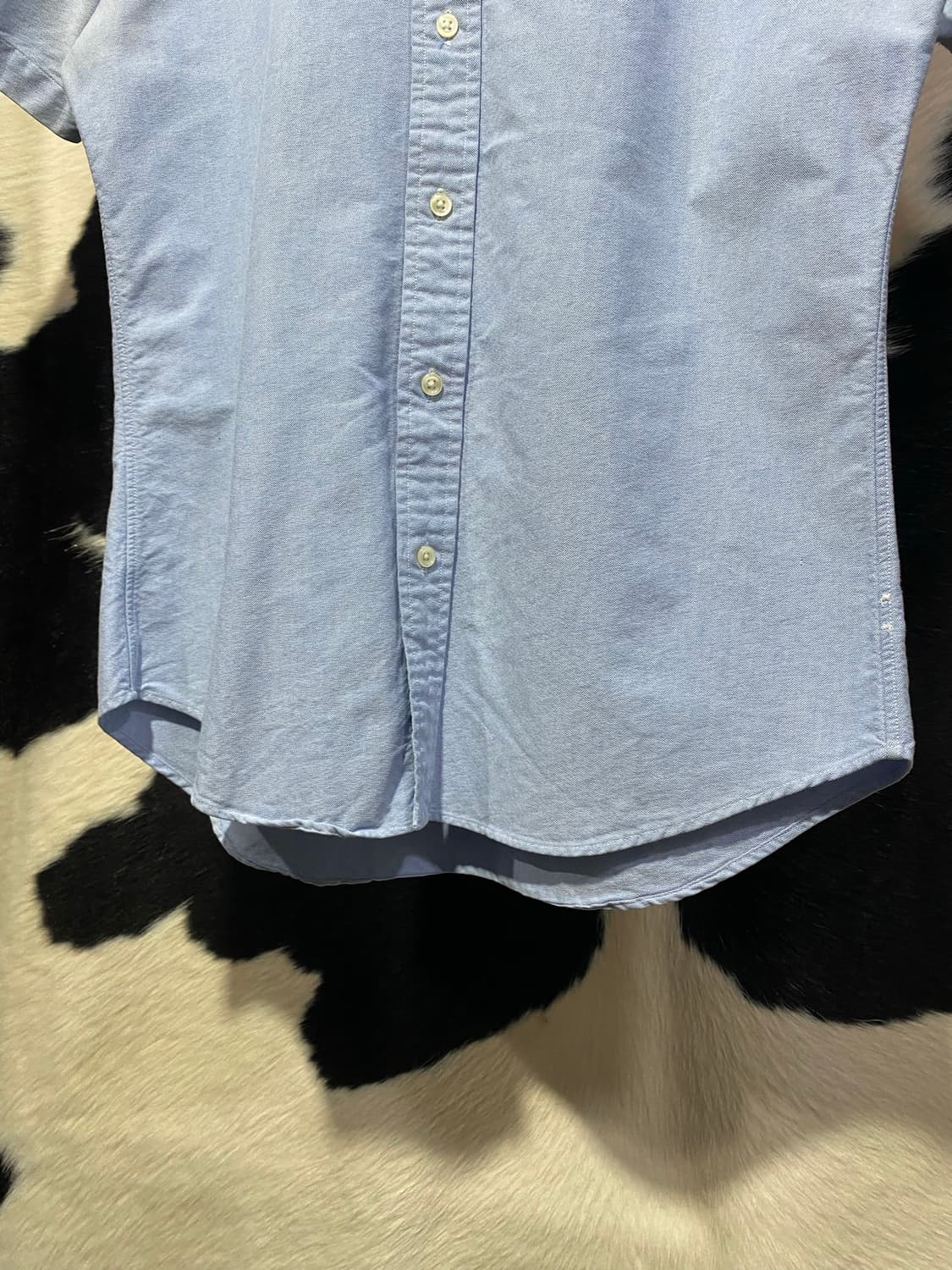 Ralph Lauren 슬림핏 베이직 프레피 하프 셔츠 상품이미지5