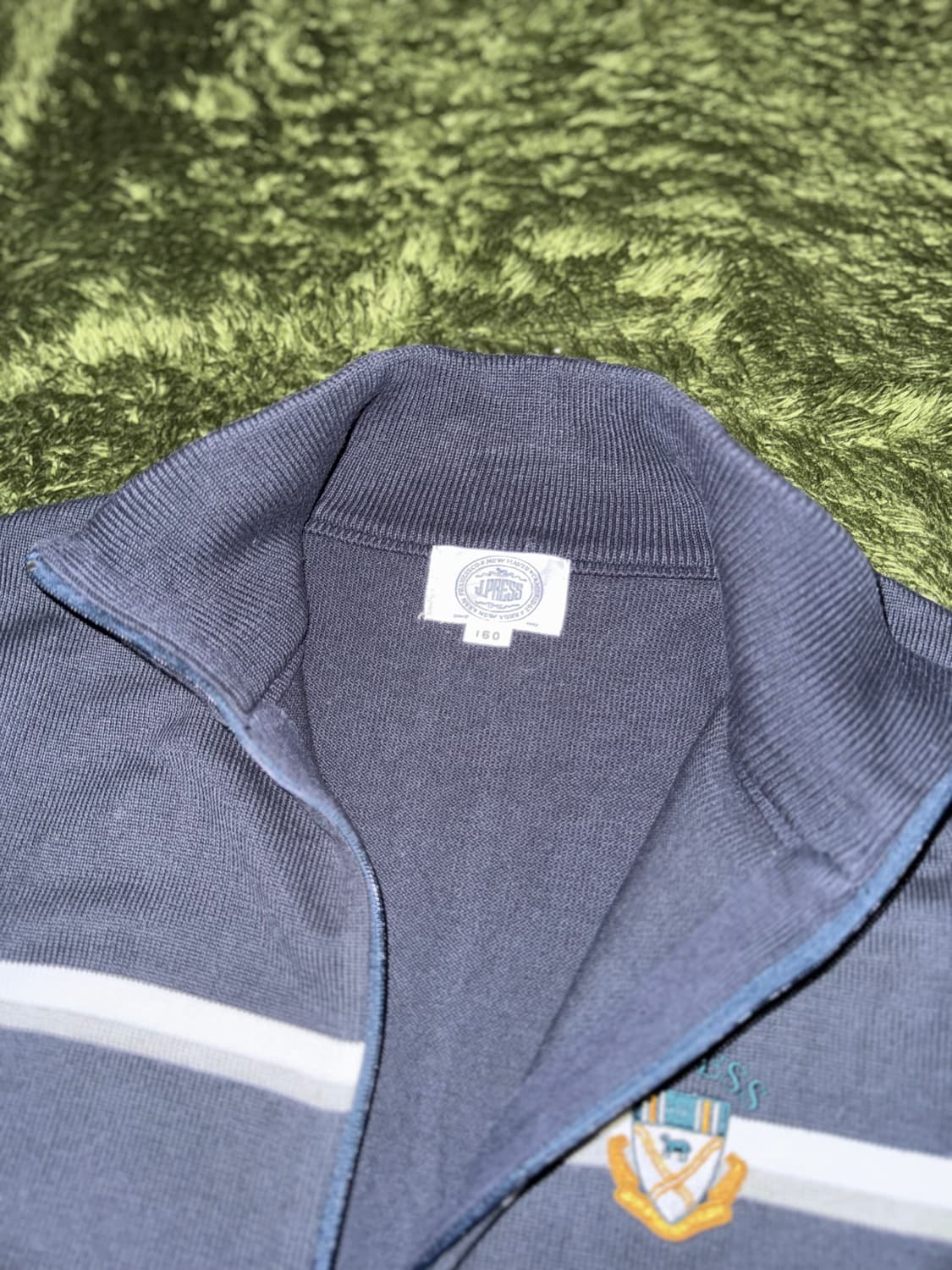 J.Press 제이프레스 Made in Japan 하이넥 니트 집업 상품이미지5