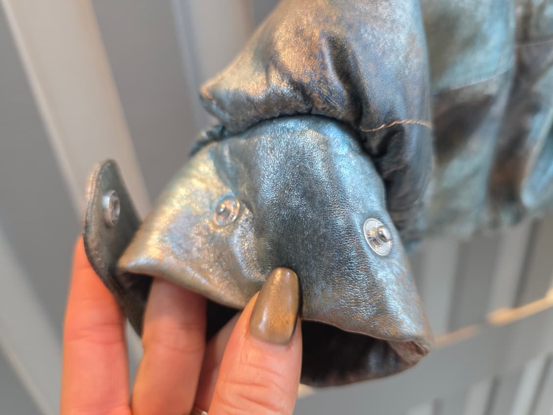 VIAVIA 양가죽 크롭패딩 점퍼 상품이미지4