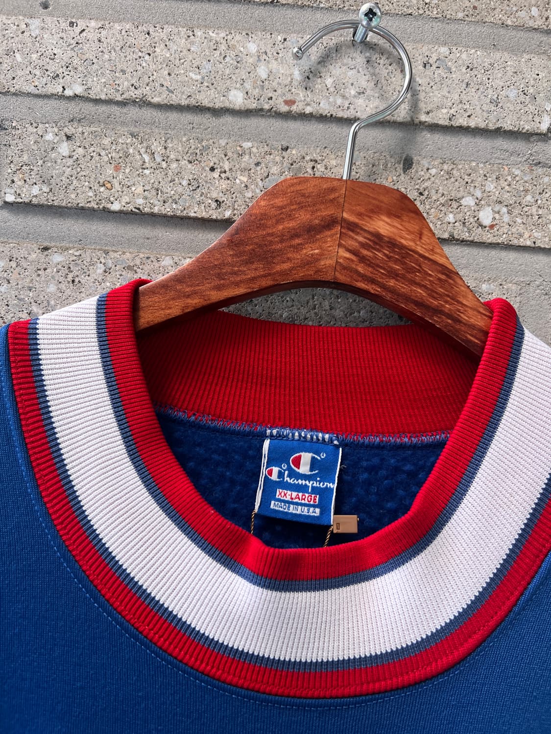 [2XL]80's 챔피온 USA Made FOLEY 풋볼 나일론 스웻셔츠 상품이미지2