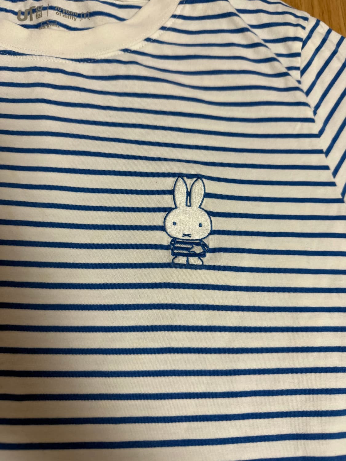 유니클로 미피 70주년 스트라이프 반팔 티셔츠 L 상품이미지2