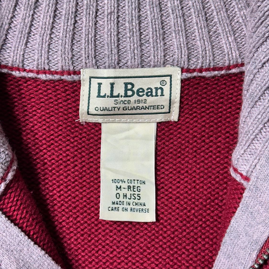 엘엘빈 하프집업 니트 (M/old-8484) 상품이미지7