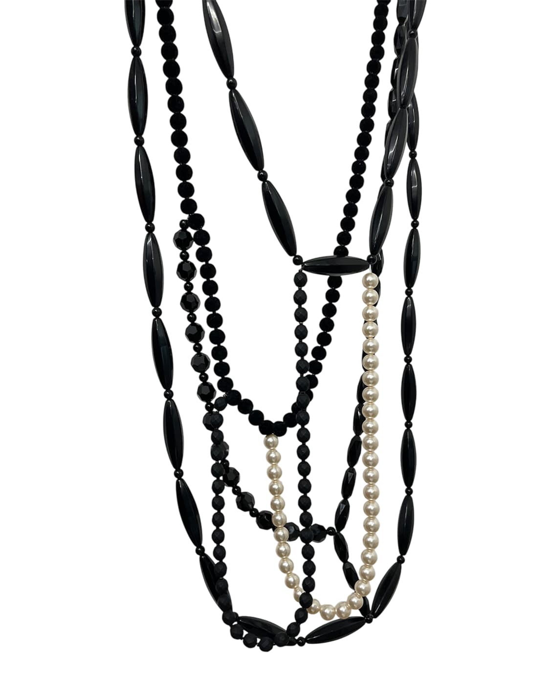 꼼데가르송 펄 & 비즈 하모니 네크리스 상품이미지7