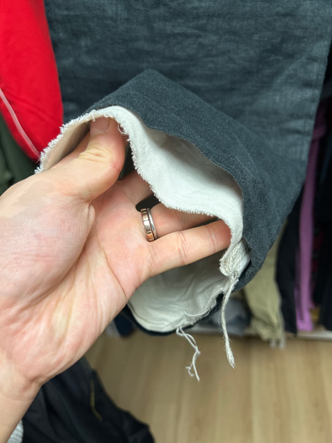 cotd 칠드런오브더 디스코댄스 보헤미안 자수 린넨 팬츠 상품이미지3