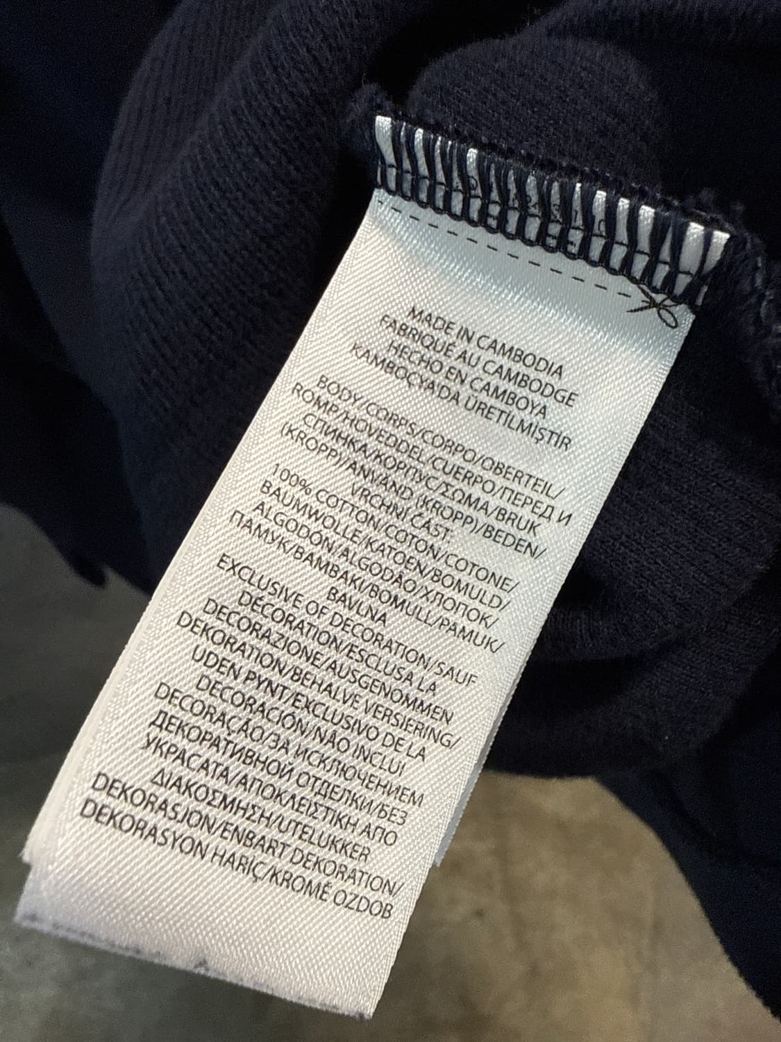 S 폴로 랄프로렌 POLO 하프집업 코튼 풀오버 네이비 상품이미지6