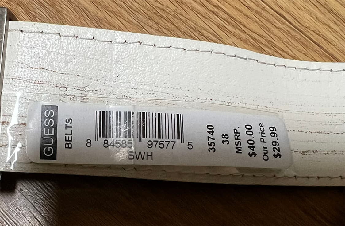 GUESS 게스 남자 캐주얼벨트 새상품 36-40  상품이미지6