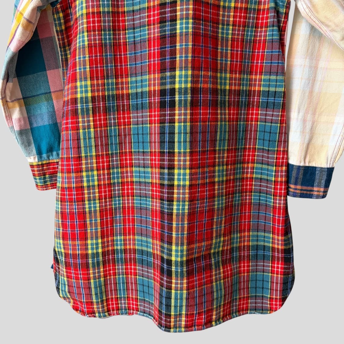 (OS)Beams boy 빔즈보이 크레이지패턴 플란넬 롱 셔츠 상품이미지7