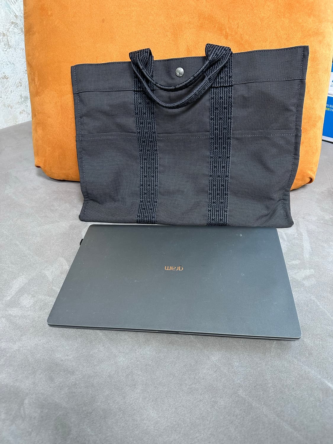 👜 에르메스 후루토 GM 사이즈 캔버스 토트백 상품이미지7