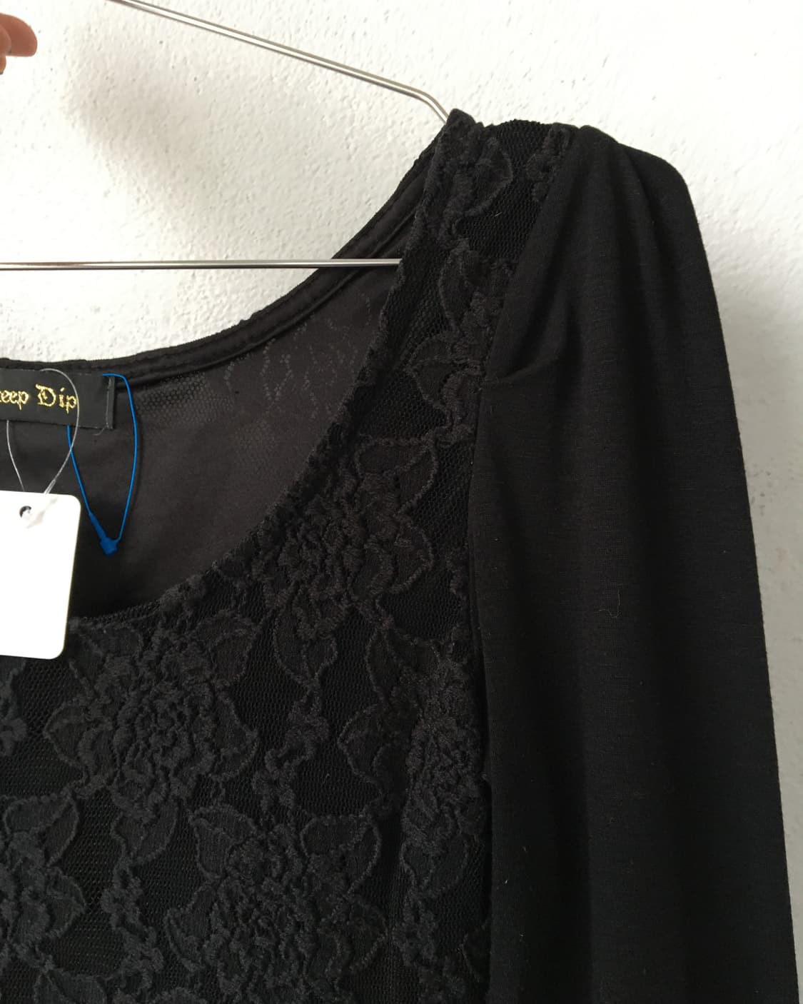 Flower pattern lace point sleeve 상품이미지4