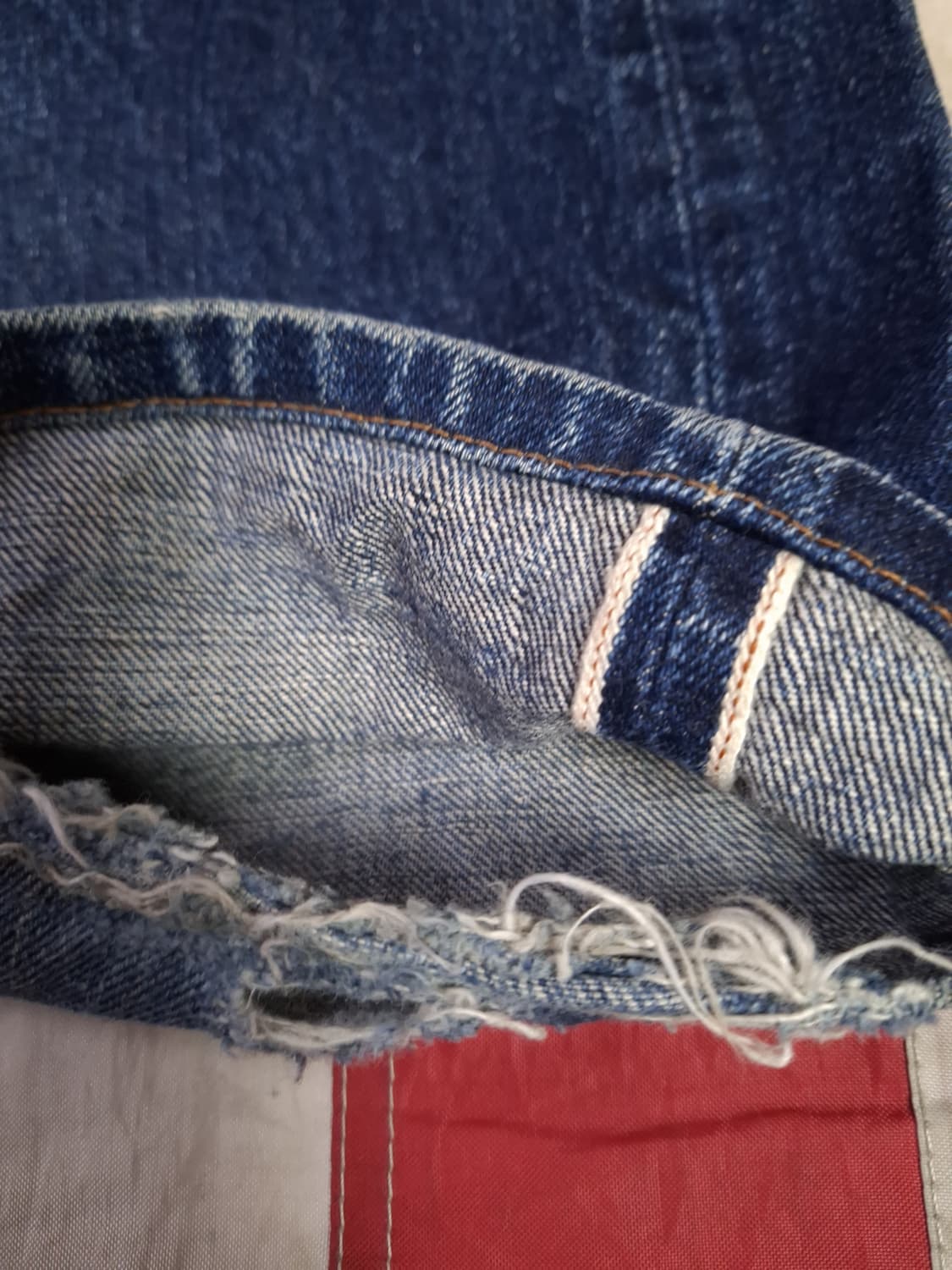 오리지날 일본판 드님 722 셀비지 데님진 상품이미지6