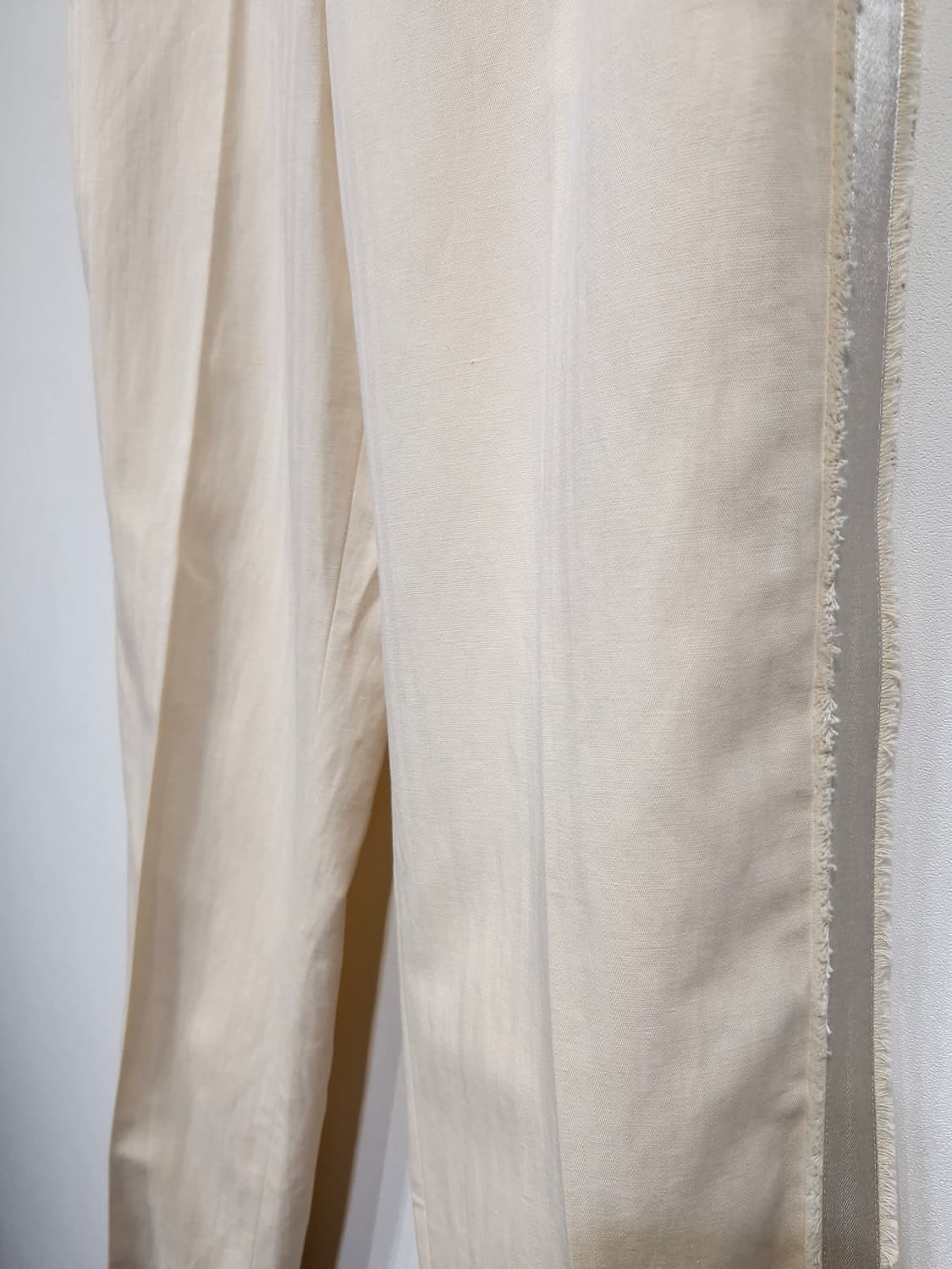 쟈딕앤볼테르 백밴딩 린넨 팬츠 아이보리 상품이미지4