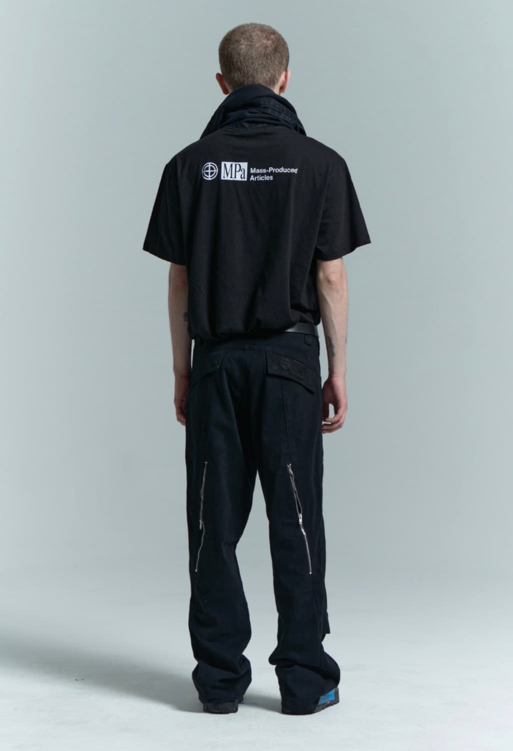Plastic product wave zipper pant 상품이미지3