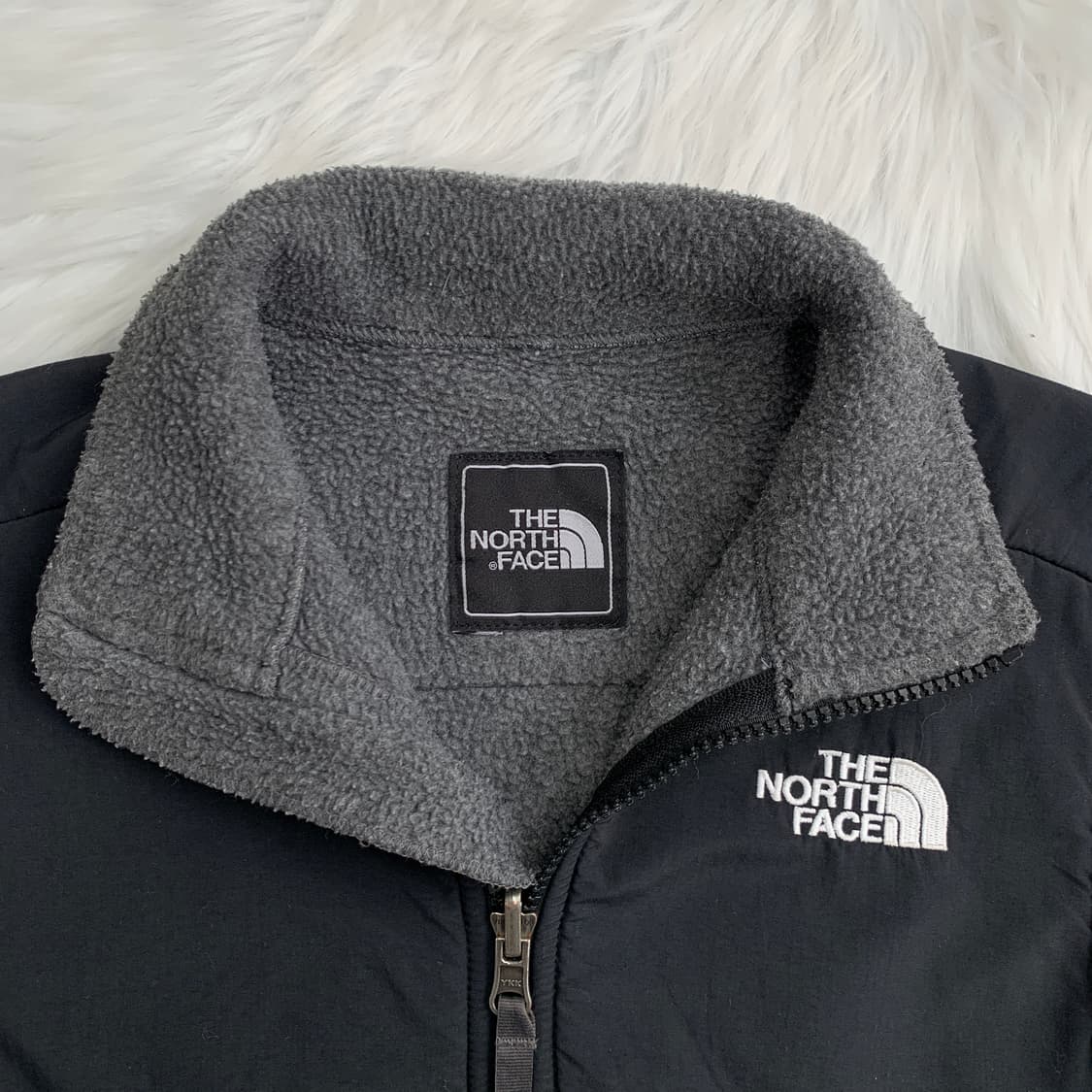 노스페이스 키즈 그레이 플리스 집업 자켓 1846 상품이미지3