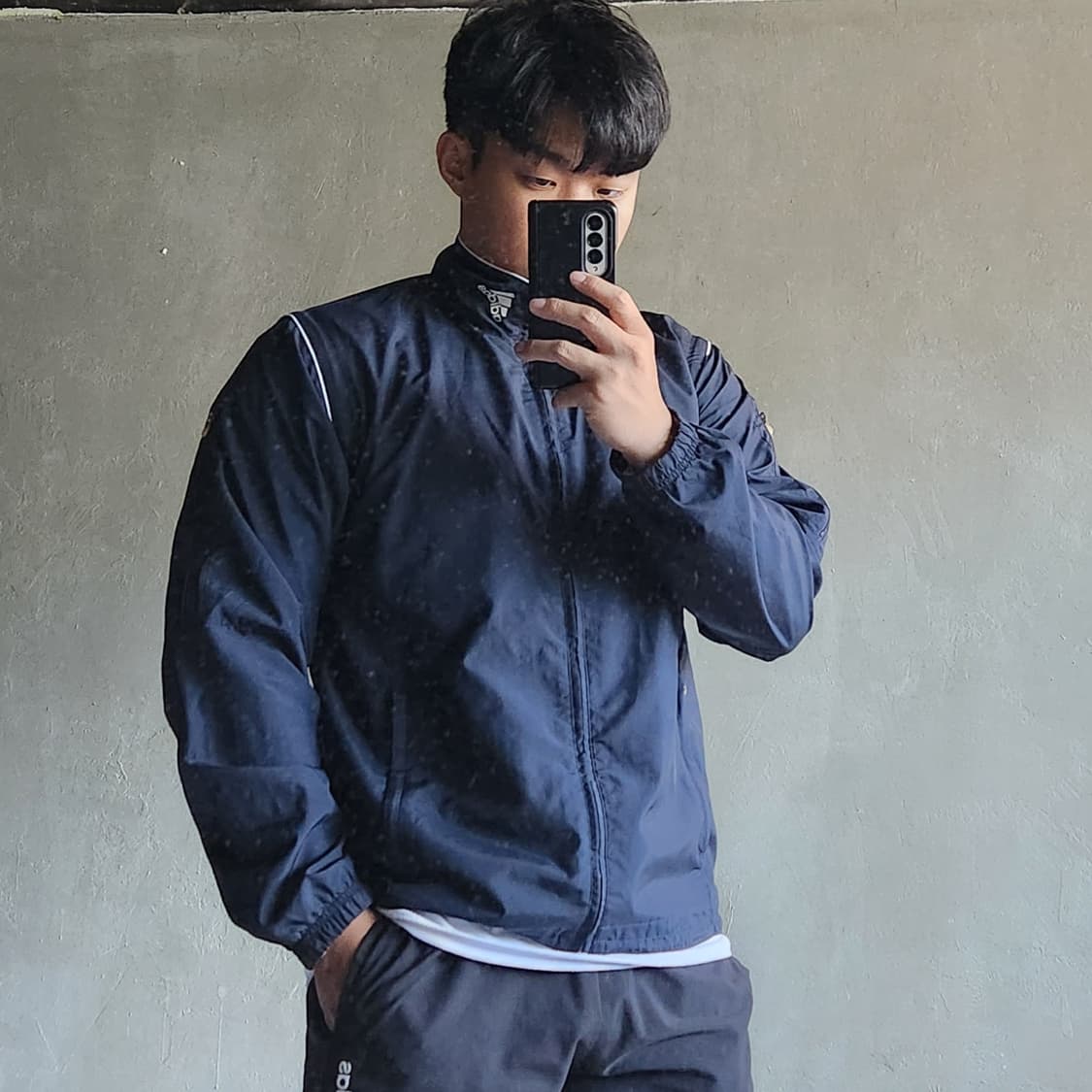 00s 아디다스 넥로고 2in1 자켓 상품이미지4