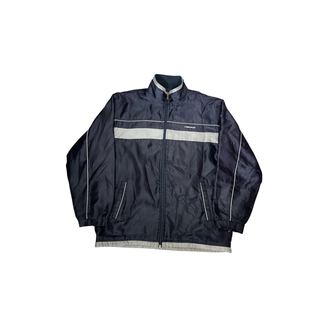 헤드 네이비 올드스쿨 오버핏 바람막이 트랙 자켓 L 상품이미지5