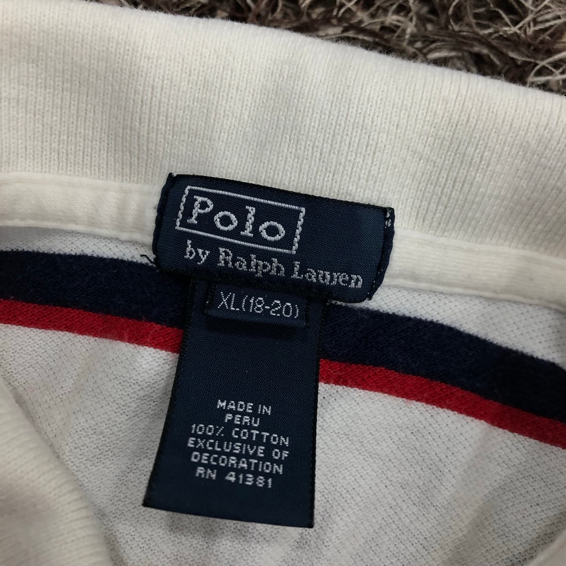 폴로 랄프로렌 걸즈 스트라이프 PK 카라 반팔 티셔츠 상품이미지4