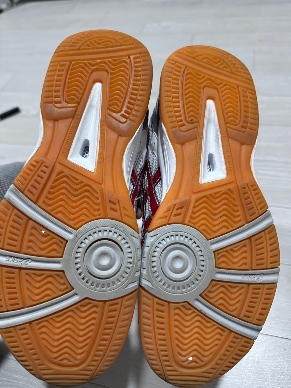 [250] 아식스 로테 리브레 체대입시 FL 화이트 레드 상품이미지5