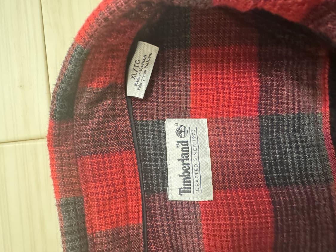 팀버렌드 timberland 양털라이닝 체크셔츠 XL 상품이미지2