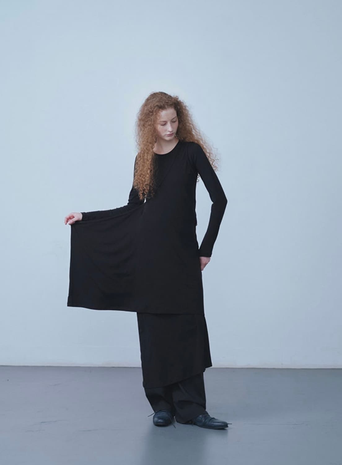 리포스 repos 랩 드레스 / 블랙 상품이미지2