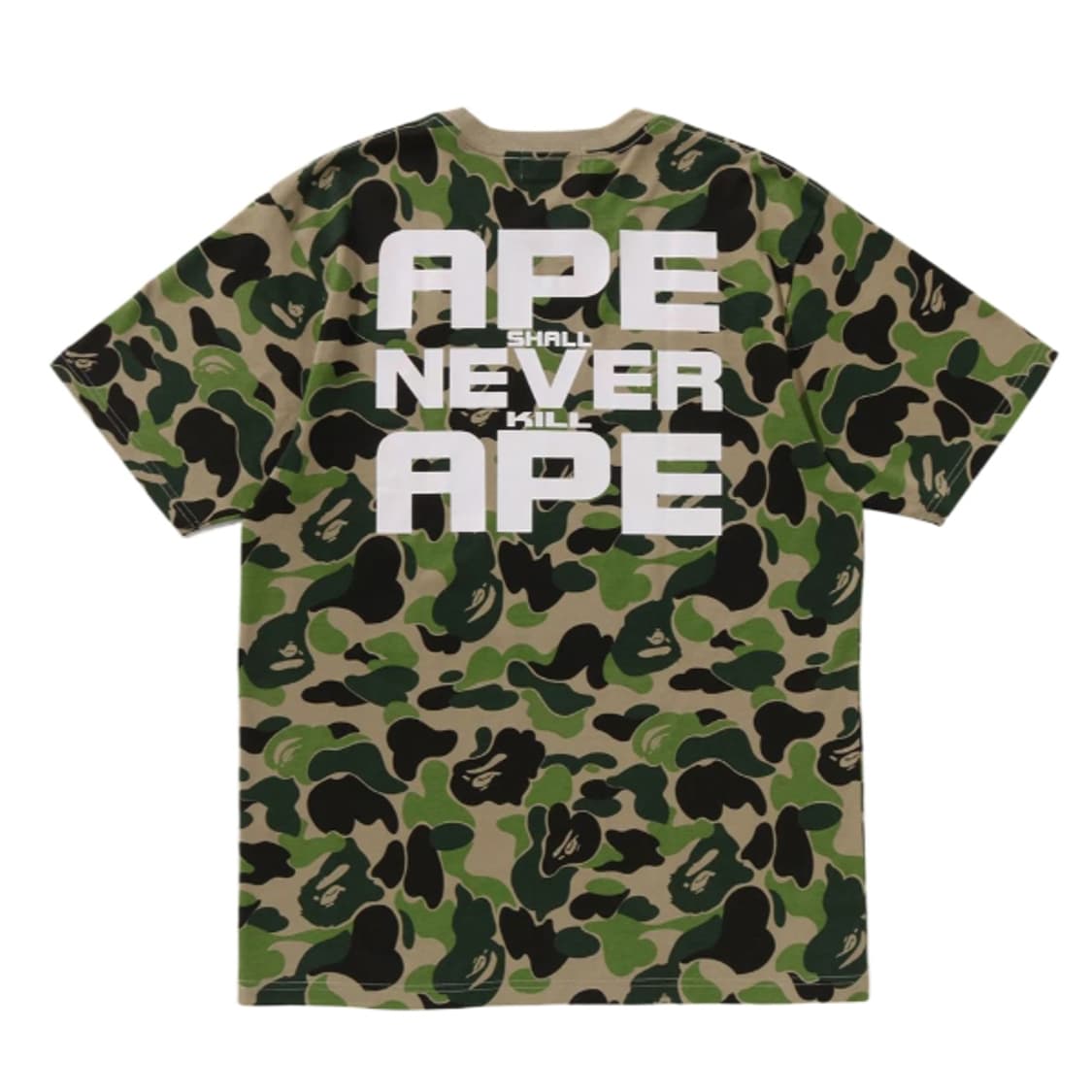 베이프 111 ABC 카모 ASNKA 티셔츠 그린 L 상품이미지2