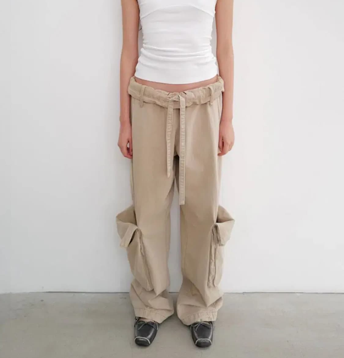 오픈와이와이 openyy WASHED ROLLED CARGO 카고 팬츠 상품이미지1