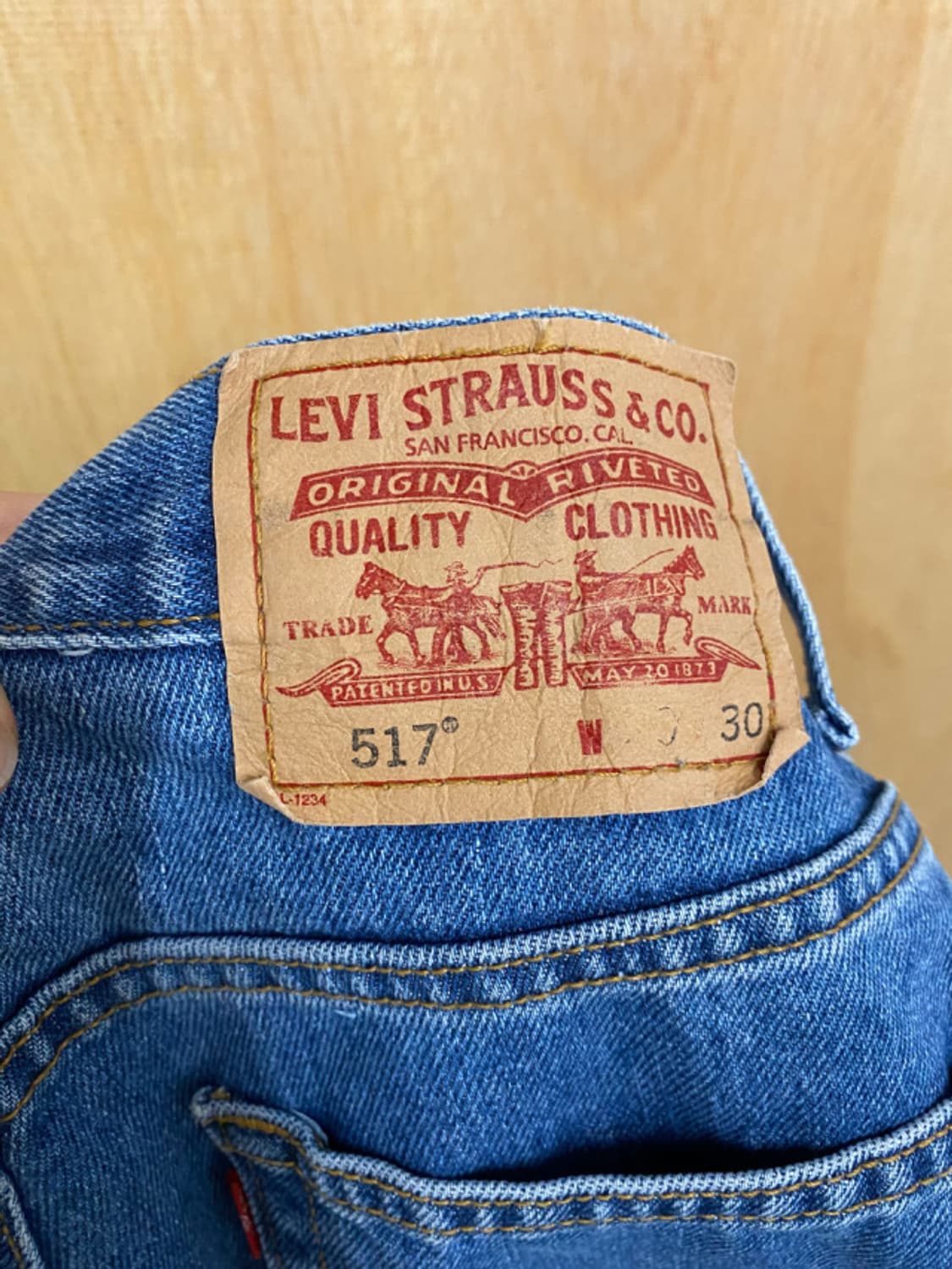 98~02 LEVI'S 517 rework boots cut pants 상품이미지7