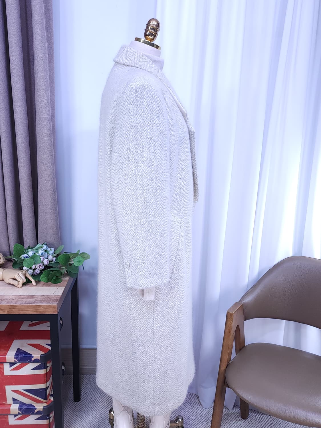 헤링본 울코트 상품이미지4