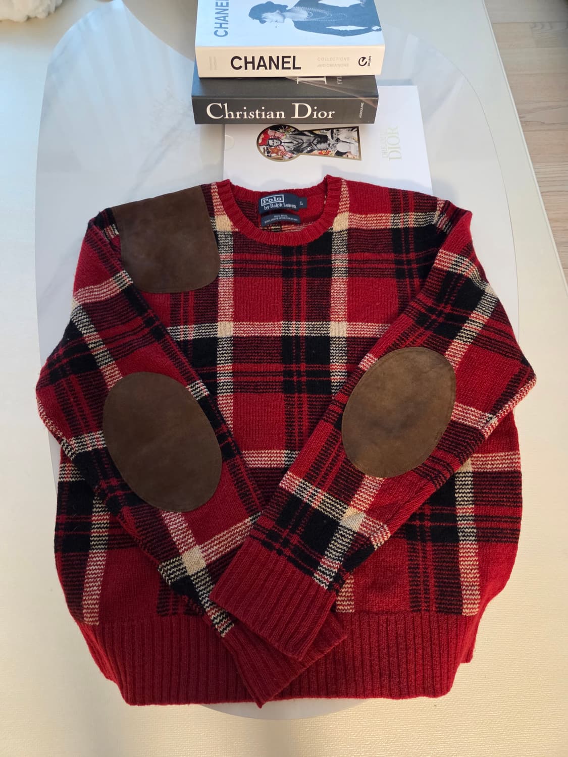 폴로랄프로렌 체크 울 니트 상품이미지3